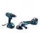 Набор Makita 2в1 аккумуляторный (Ударный шуруповерт DTW485 + Болгарка 125мм DGA554ZL) Бесщеточный набор Макита (48V 6Ah) 51553 фото 3