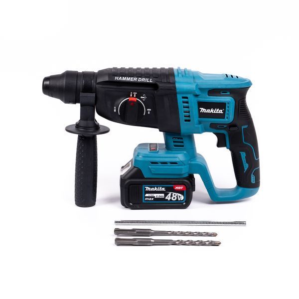 Набір акумуляторний Makita 6в1 (Секатор + Гайковерт + Шуруповерт + Перфоратор + Міні-пила + Болгарка) Макіта з 3 АКБ (48V) 77780 фото