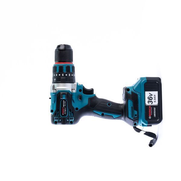 Бесщеточный аккумуляторный шуруповерт Bosch GSB 36-2LI (36V 6Ah) Ударный АКБ шуруповерт Бош + большой набор 2571846919 фото