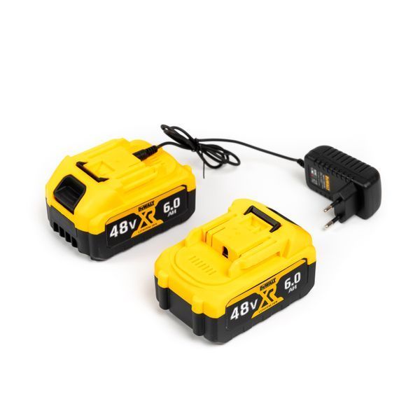 Безщіткова акумуляторна пилка DeWalt DCM355HN (48V, 6Ah) Пила Деволт 45 см і 2 АКБ у кейсі 77785 фото