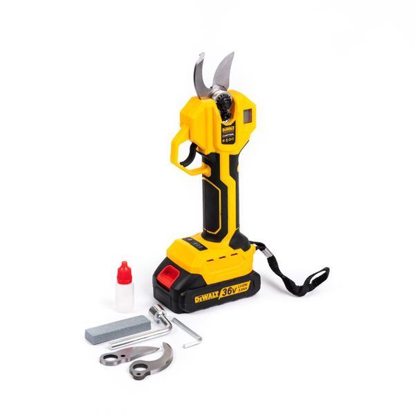 Набор DeWalt 2в1 аккумуляторный (Пила DCM155N 20см и Секатор DCMPP66BL) Набор Деволт (36V 5Ah) бесщеточный + 2 АКБ 77789 фото