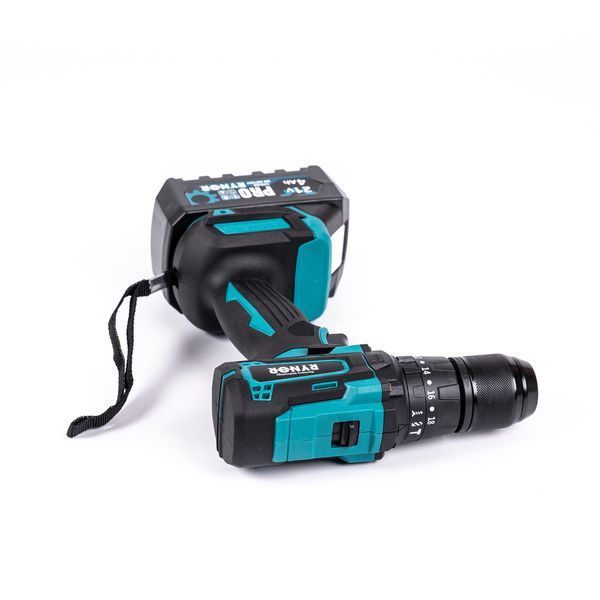 Шуруповерт аккумуляторный ударный Rynor MS25 PRO (21V 4Ah) АКБ бесщеточный шуруповерт Райнор + набор оснастки MS25 PRO фото