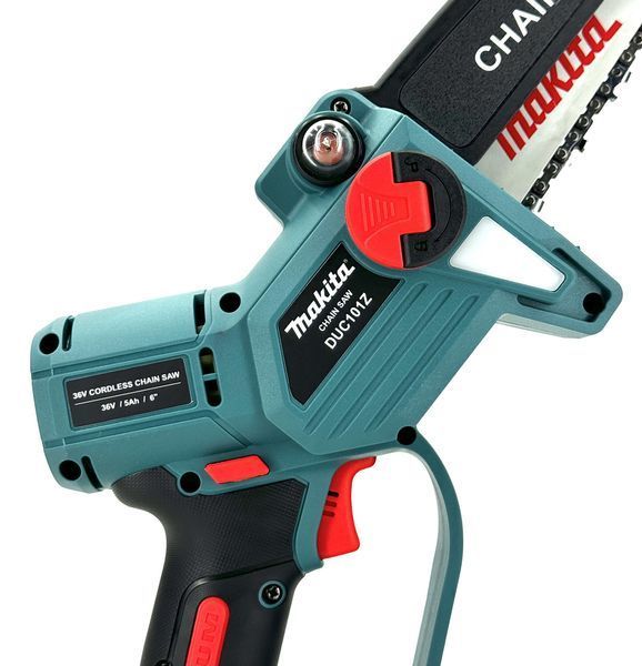 Пила акумуляторна Makita DUC101Z (36V 5Ah) Садова безщіткова міні-пила Макіта з шиною 15 см і двома АКБ 2363399963 фото