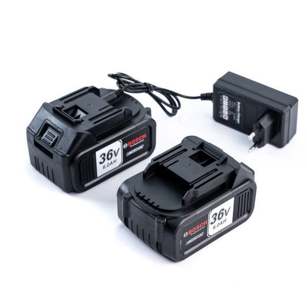 Ударний акумуляторний шуруповерт Bosch GSB186-2li (36V 6Ah) Безщітковий дриль-шуруповерт Бош з набором насадок 77441 фото