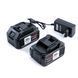 Ударний акумуляторний шуруповерт Bosch GSB186-2li (36V 6Ah) Безщітковий дриль-шуруповерт Бош з набором насадок 77441 фото 7