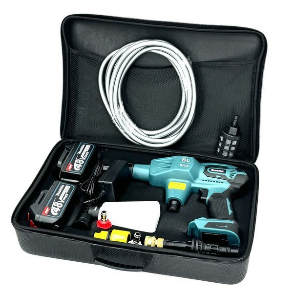 Аккумуляторная ручная мини-мойка Makita Hw33 (48V 6Ah) АКБ бесщеточная мойка Макита 40 бар 2365580244 фото