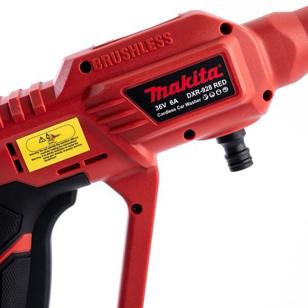 Аккумуляторная автомойка Makita DXR-928 RED (36V, 40 БАР) Портативная бесщеточная мойка Макита с цифровым дисплеем 32225 фото