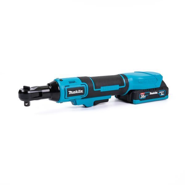 Безщітковий кутовий акумуляторний гайковерт Makita DWR200DZ (36V, 5Ah) АКБ гайковерт-тріскачка Макіта з кейсом 77791 фото