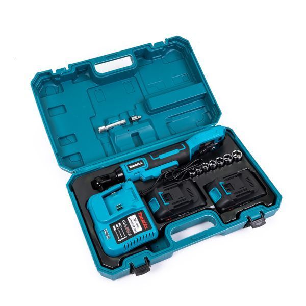 Безщітковий кутовий акумуляторний гайковерт Makita DWR200DZ (36V, 5Ah) АКБ гайковерт-тріскачка Макіта з кейсом 77791 фото
