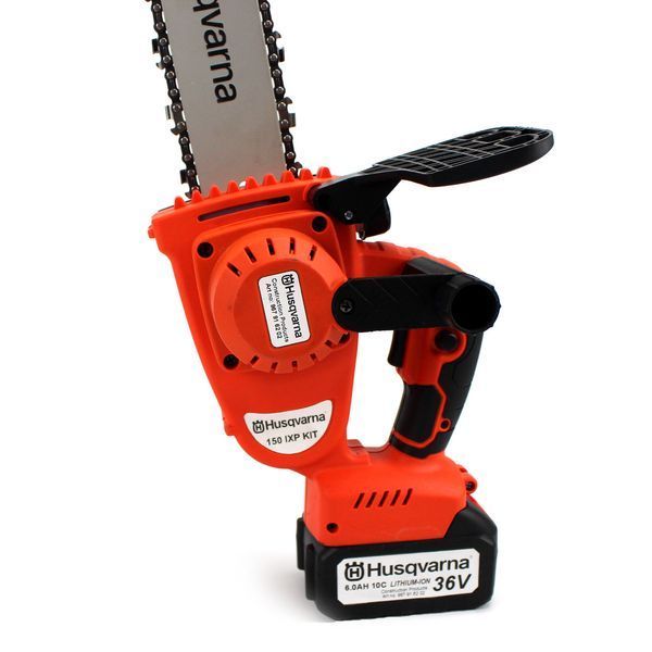 Пила аккумуляторная Husqvarna 150iXP KIT (36V 6Ah) Цепная АКБ пила Хускварна с шиной 30 см для древесины 1979870508 фото