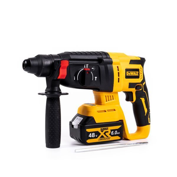 Безщітковий акумуляторний набір DeWalt 5в1 (Циркулярка + Перфоратор + Гайковерт + Шуруповерт + УШМ) АКБ набір Деволт 48V 77773 фото
