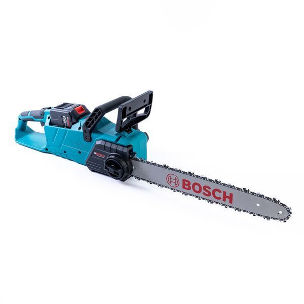 Аккумуляторная бесщеточная пила Bosch GSR340iW (48V 12Ah шина 45см) Цепная пила Бош с 2 АКБ для заготовки дров 77713 фото