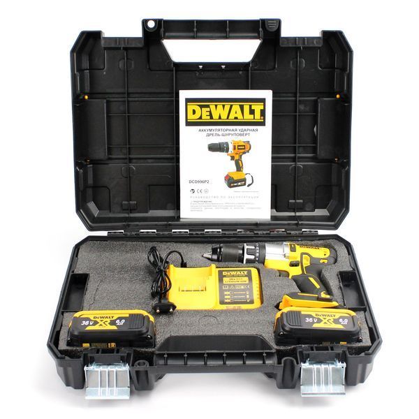 Акумуляторний ударний шуруповерт DeWALT DCD996P2 (36V 6Ah) АКБ дриль-шуруповерт Деволт з LED підсвічуванням 1000566-3 фото