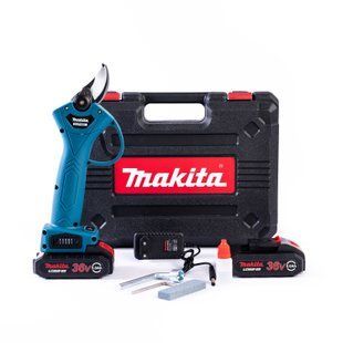 Секатор бесщеточный аккумуляторный Makita DUP52BL (36V 5Ah 30мм) АКБ секатор Макита для обрезки деревьев и кустов 7773 фото