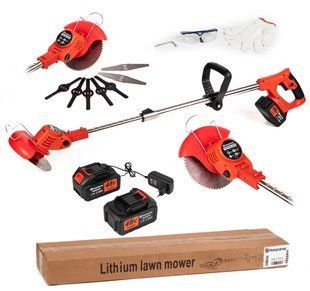 АКБ косарка Husqvarna T30-P4A KIT2 (48V, 5Ah) Акумуляторна коса Хускварна з телескопічною штангою для трави 777117 фото