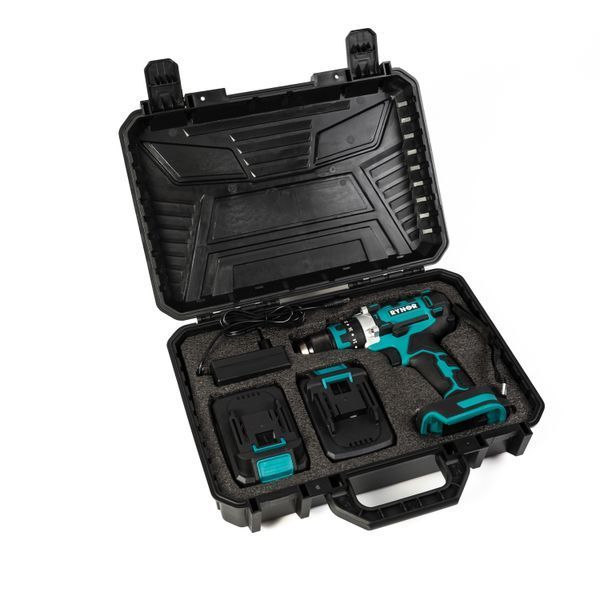 Шуруповерт аккумуляторный ударный Rynor MS 10 PRO (21V, 5Ah) Шуруповерт Райнор патрон 10мм и 2 АКБ в кейсе MS10 PRO фото