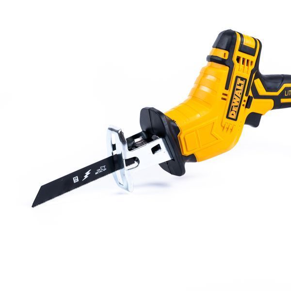 Акумуляторна ножівка DeWalt DCS324NT (24V 5Ah) Сабельна пила Деволт c 2 АКБ для дерева та металу 77769 фото