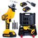 Акумуляторна ножівка DeWalt DCS324NT (24V 5Ah) Сабельна пила Деволт c 2 АКБ для дерева та металу 77769 фото 2