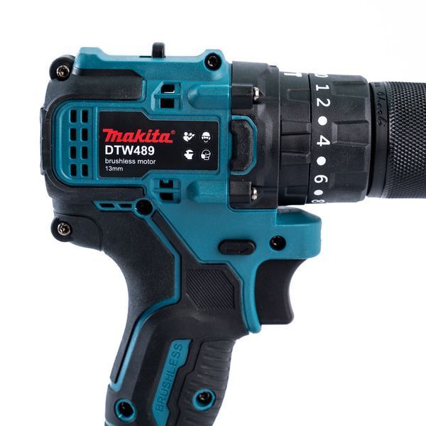 Аккумуляторный бесщеточный шуруповерт Makita DTW489 (36V 9Ah) АКБ ударный шуруповерт Макита 13 мм + набор насадок 2457226199 фото