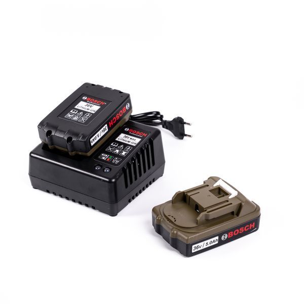 Аккумуляторный винтоверт Bosch GDR36V-200C (36V 5Ah) Бесщеточный винтоверт Бош c 2 АКБ и подсветкой 77778 фото